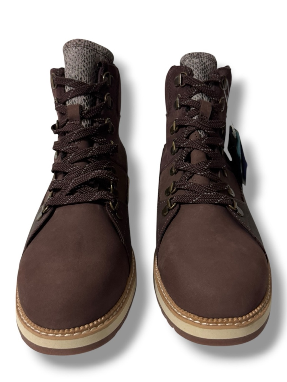 TOMS Mesa Waterproof Hiking Boots Women’s Size 8.5 Brown Suede Leather